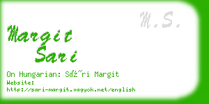 margit sari business card